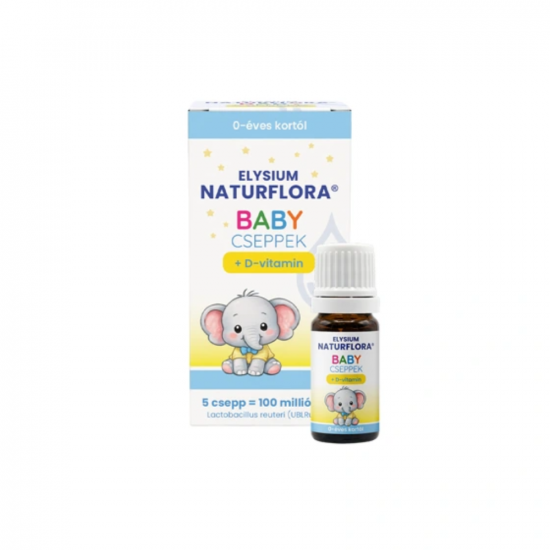 ELYSIUM NATURFLORA BABY+D -VITAMIN CSEPPEK - 5ML